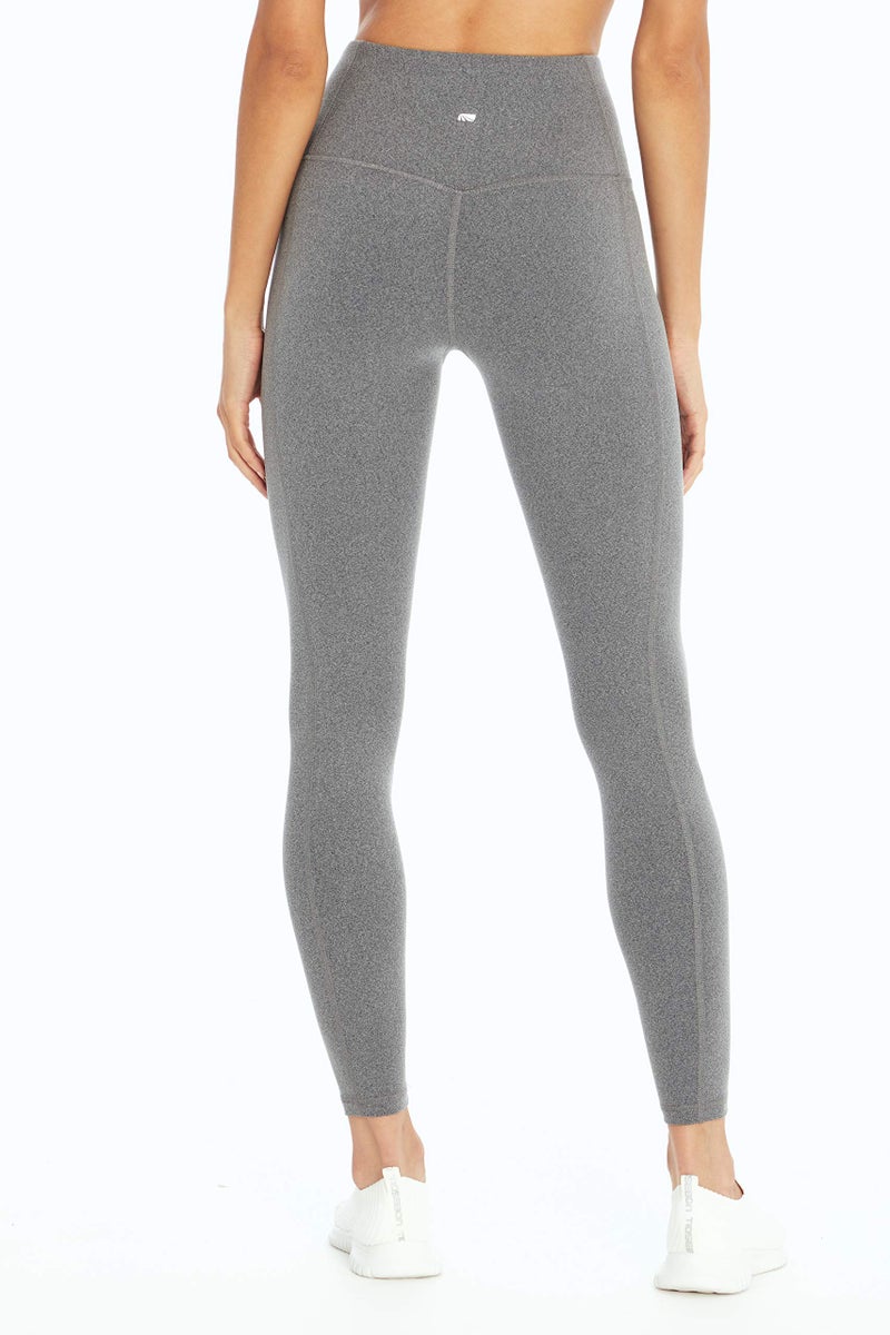 Marika Women's Olivia High Rise Tummy Control Legging, Heather Black, Medium - Image 4